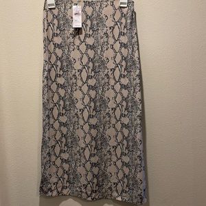 American Eagle Snake Midi Skirt